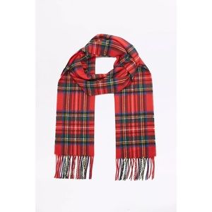 Urban Outfitters Red Plaid Scarf